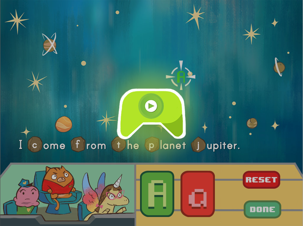 Space Smash Proper Nouns Game